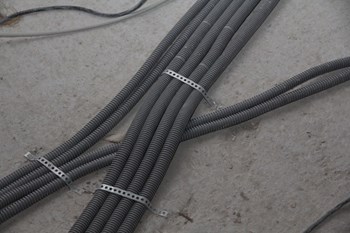 Elektro Verrohrung vor dem Estrich
