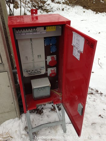 Baustellen Strom Versorgung