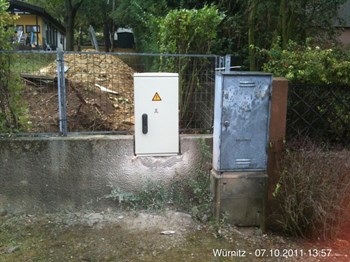 Strom Zuleitung für Einfamilienhaus